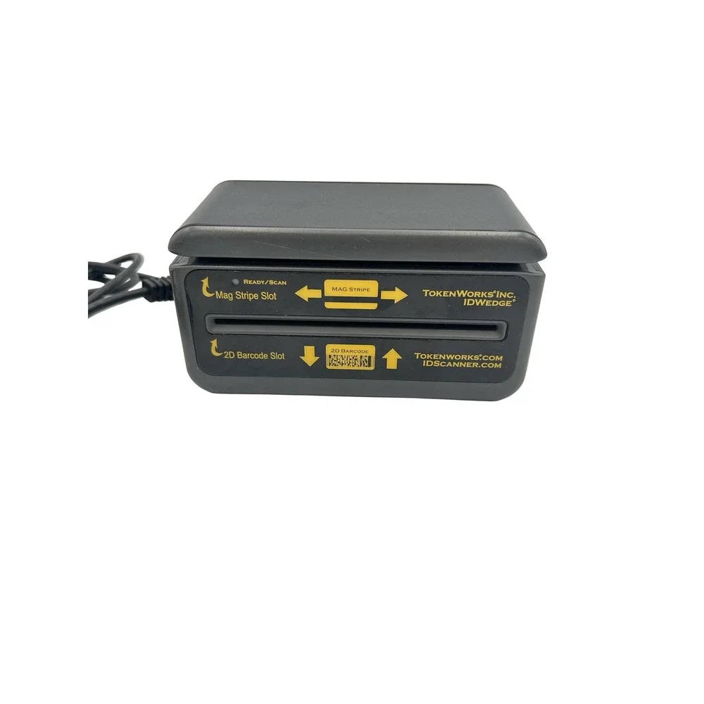 TokenWorks IDWedge 260 ID Scanner Mag Stripe 2D Barcode USB RJ45
